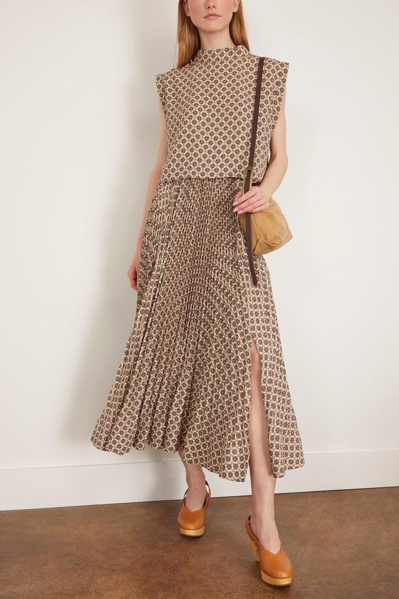 RACHEL COMEY Bowne Skirt in Cream outlook
