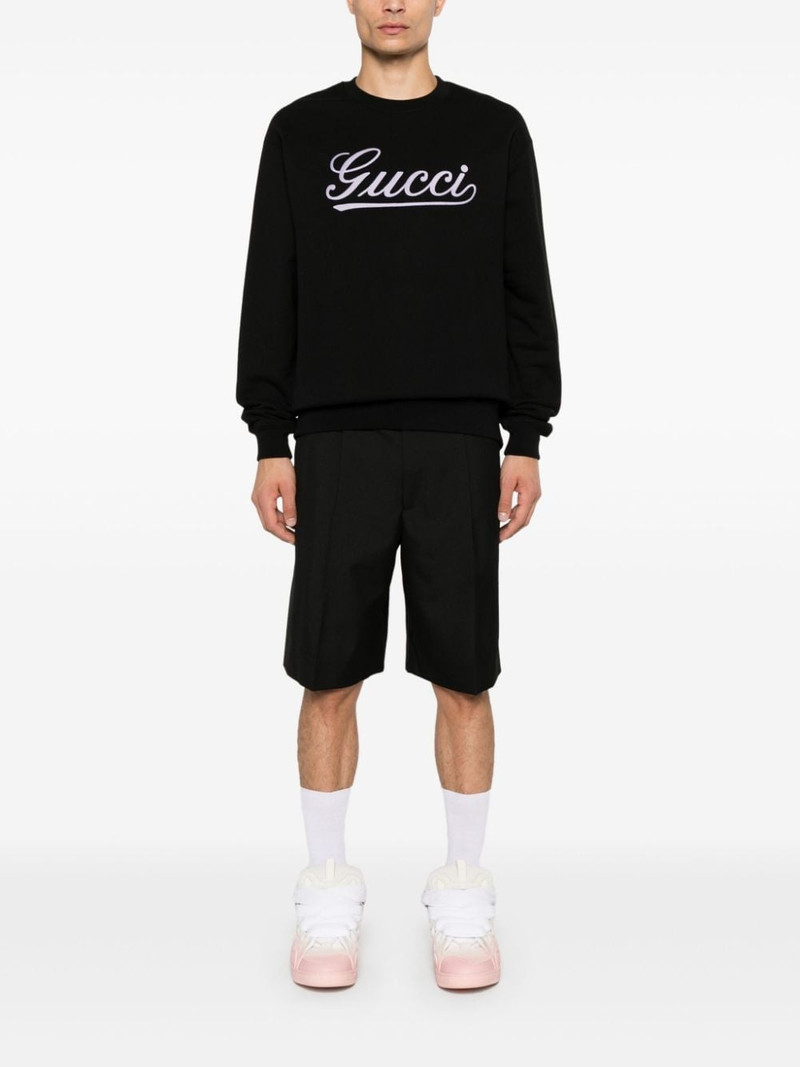 GUCCI embroidered-logo sweatshirt outlook