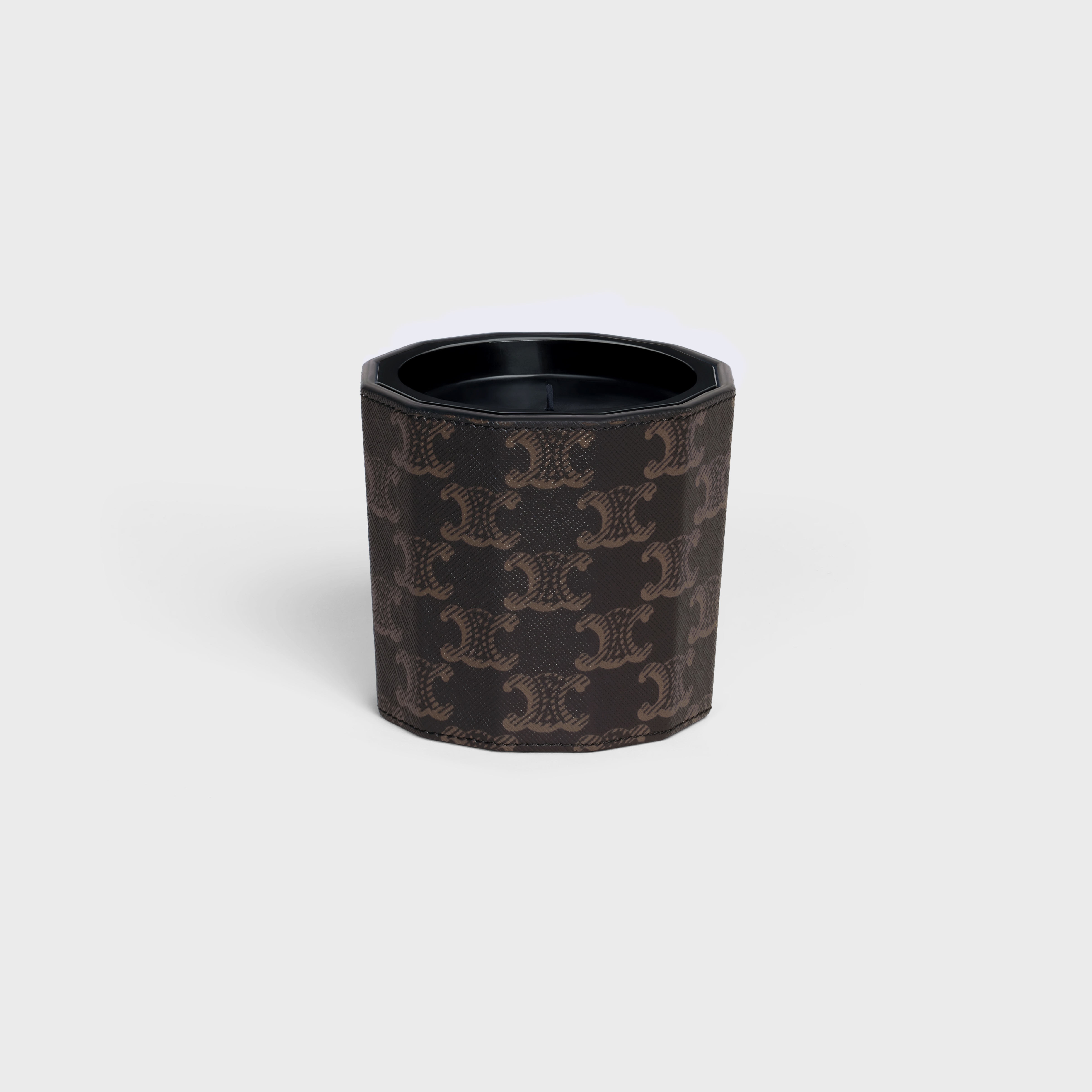 Candle Case in Triomphe Canvas and Calfskin - 5