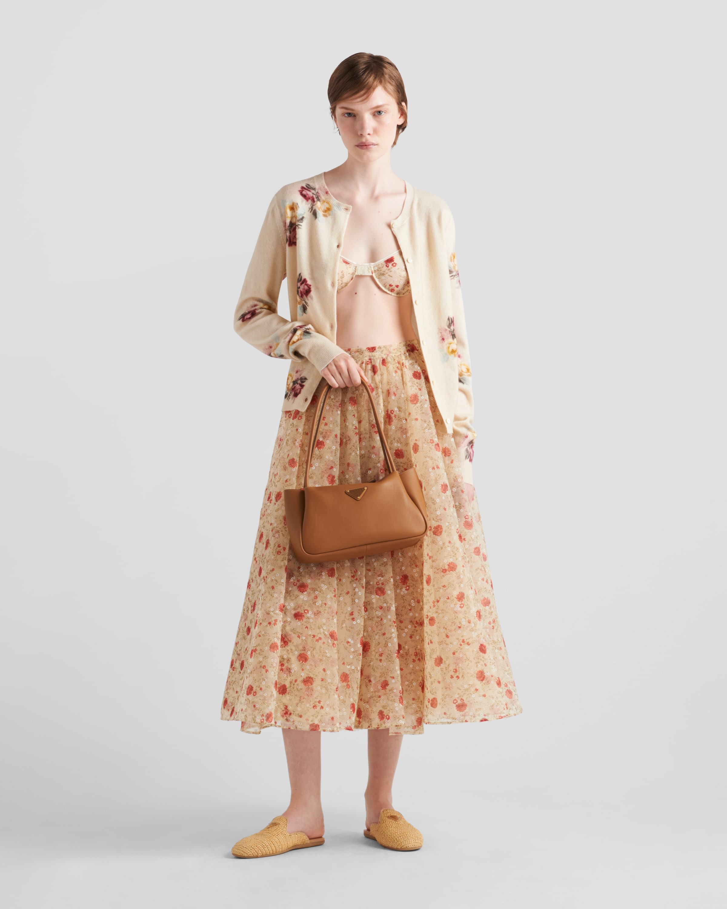 Printed wool cardigan - 2