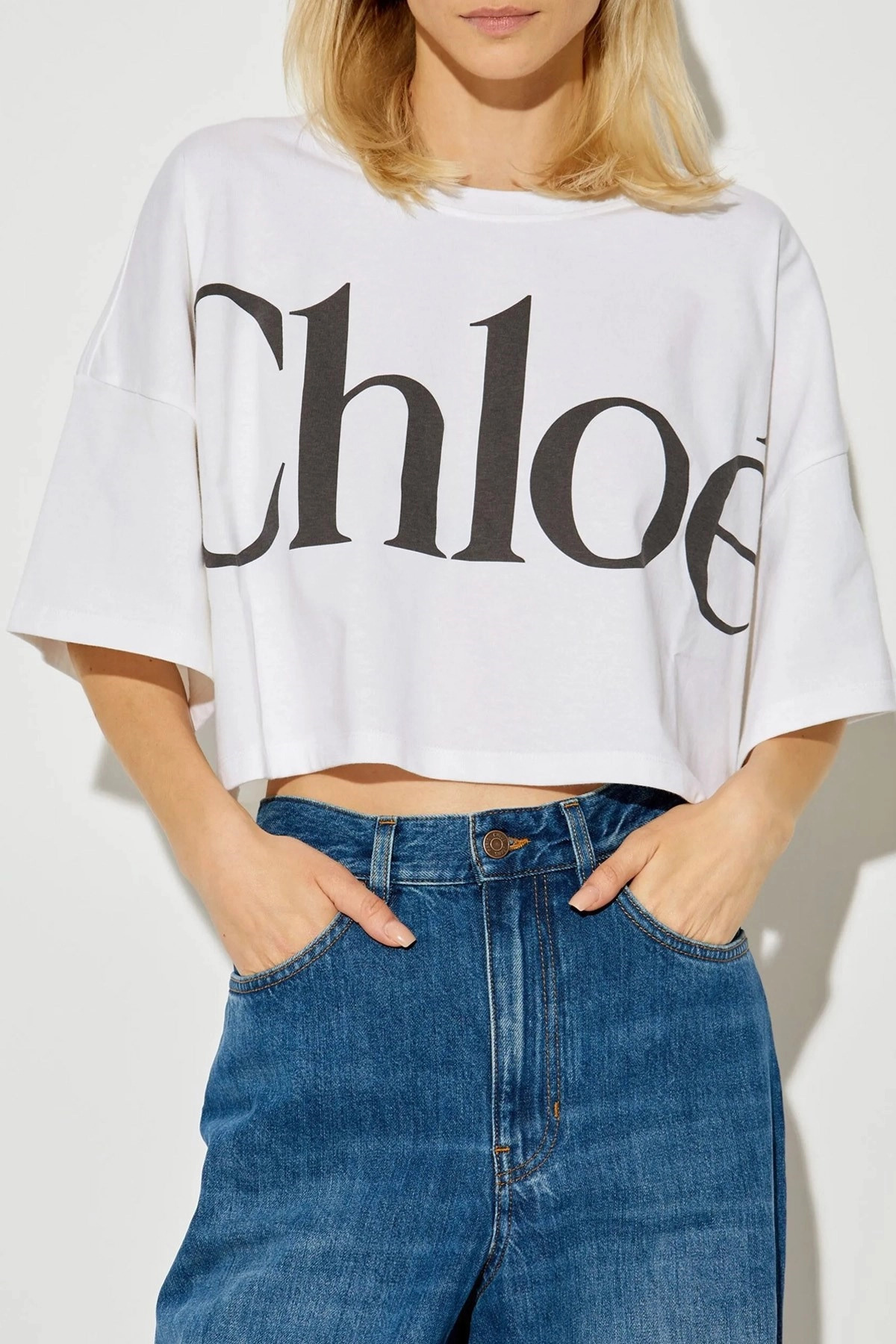 Logo crop T-shirt - 2