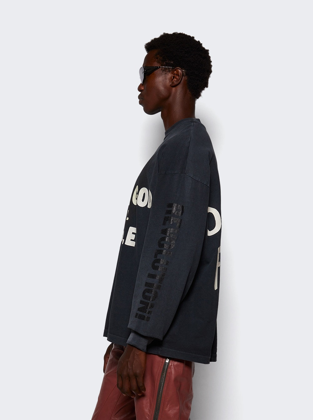 Relaxed Long Sleeve Future Tee Black - 3