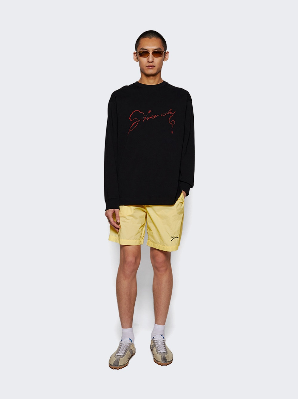 Logo Embroidery Swimshorts Banana - 5