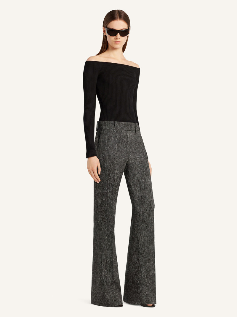 OFF SHOULDER RIB KNIT TOP 3