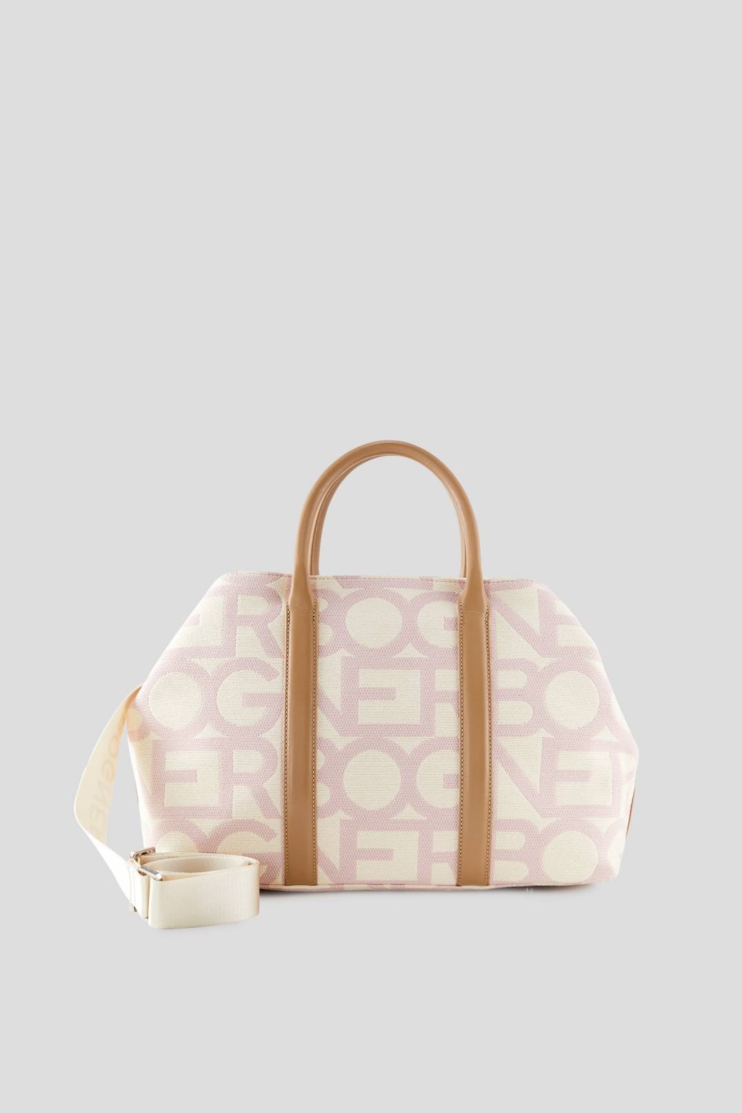 PANY THERESA TOTE BAG IN SAND/ROSE - 1