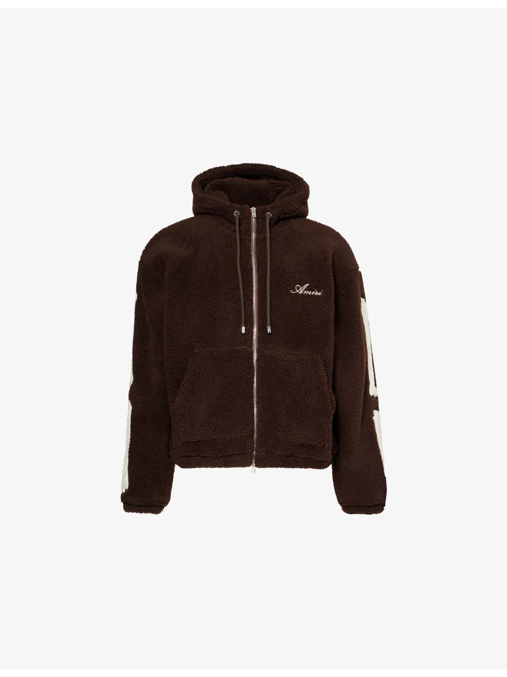 Bones Logo-Embroidered Fleece Hoody - 1