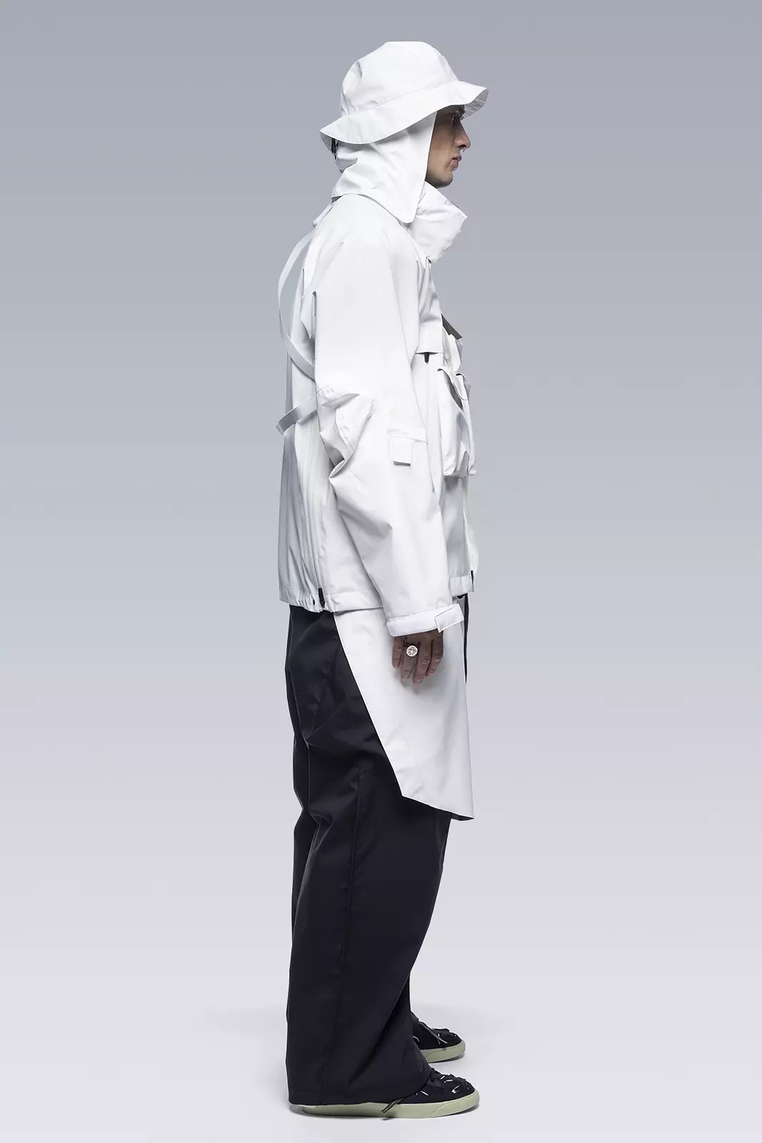 ACRONYM J28-GT 3L Gore-Tex Pro Interops Jacket WHITE | REVERSIBLE