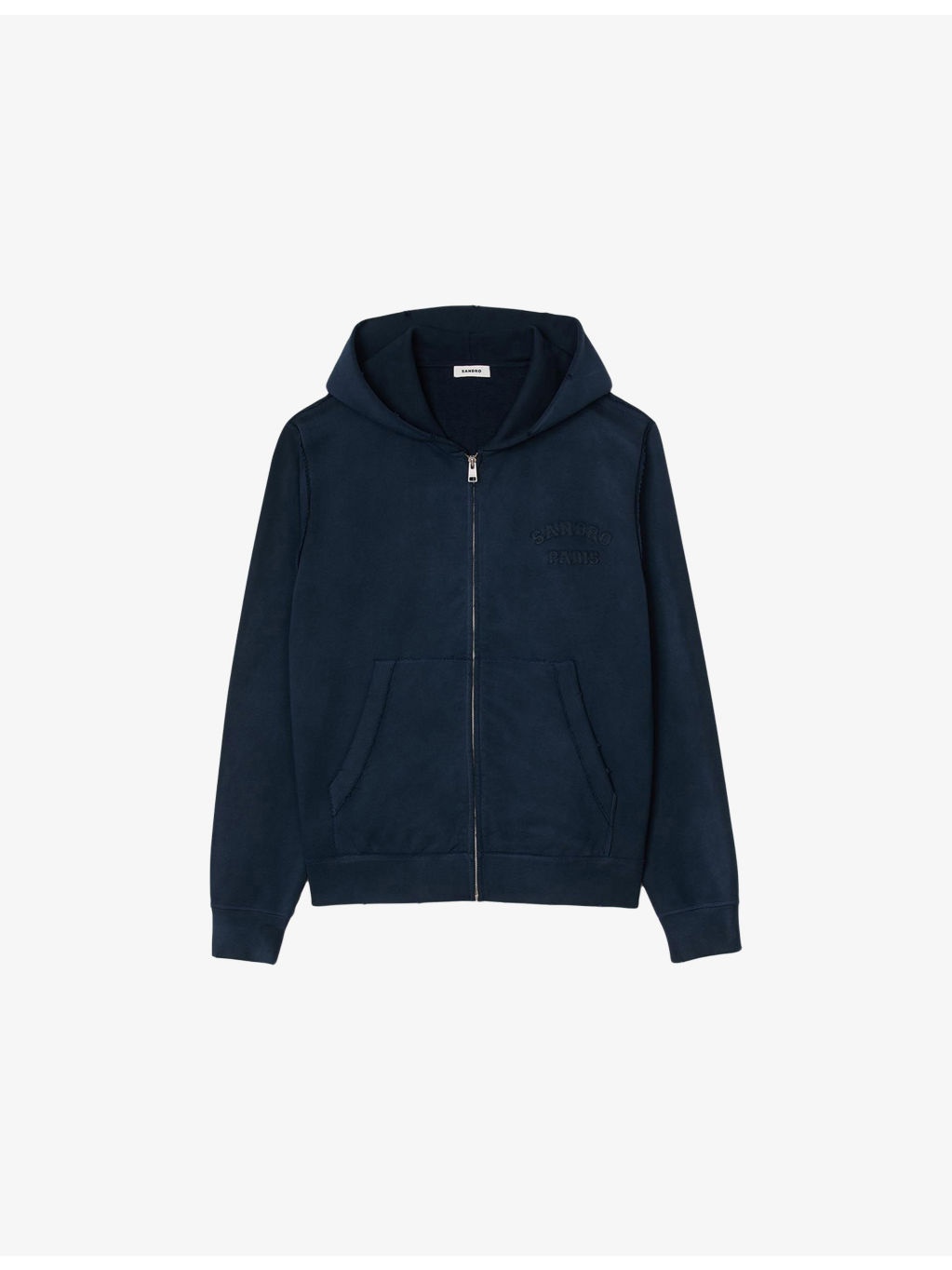 Zip-Up Relaxed-Fit Cotton Hoody - 1
