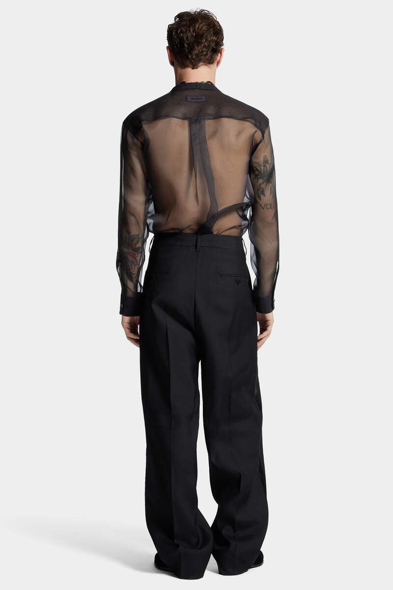 DSQUARED2 TWO PLEATS TUXEDO PANT | REVERSIBLE