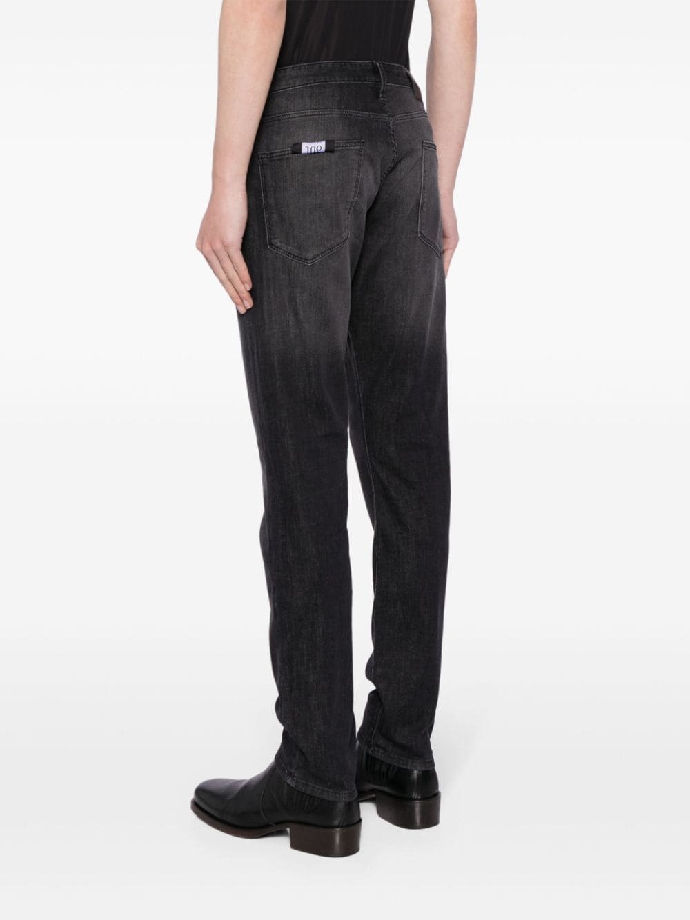 mid-rise slim-fit jeans - 4