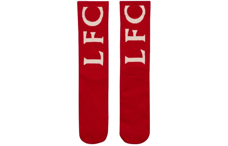 Nike Nike Snkr Sox Crew Liverpool Soccer/Football Sports Mid Tops Socks One Pair Red DM3276-687 outlook