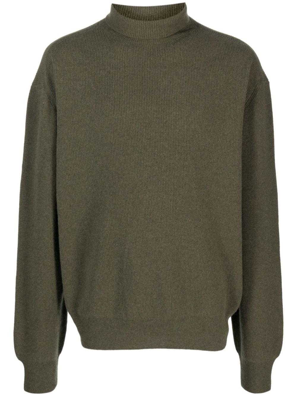 ribbed roll-neck jumper - 1