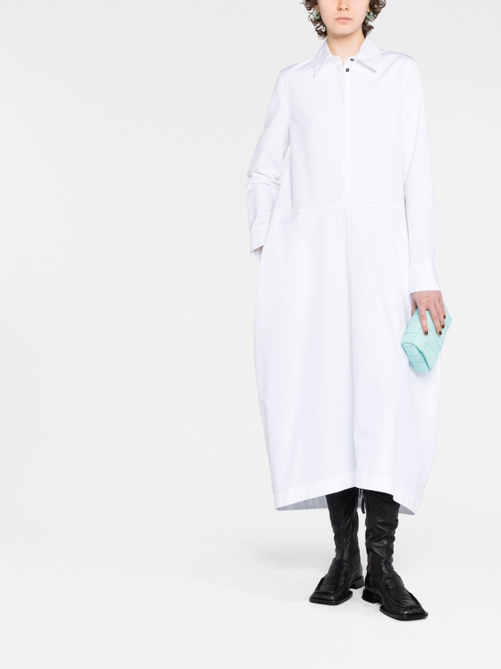baggy-fit shirt maxi dress - 2