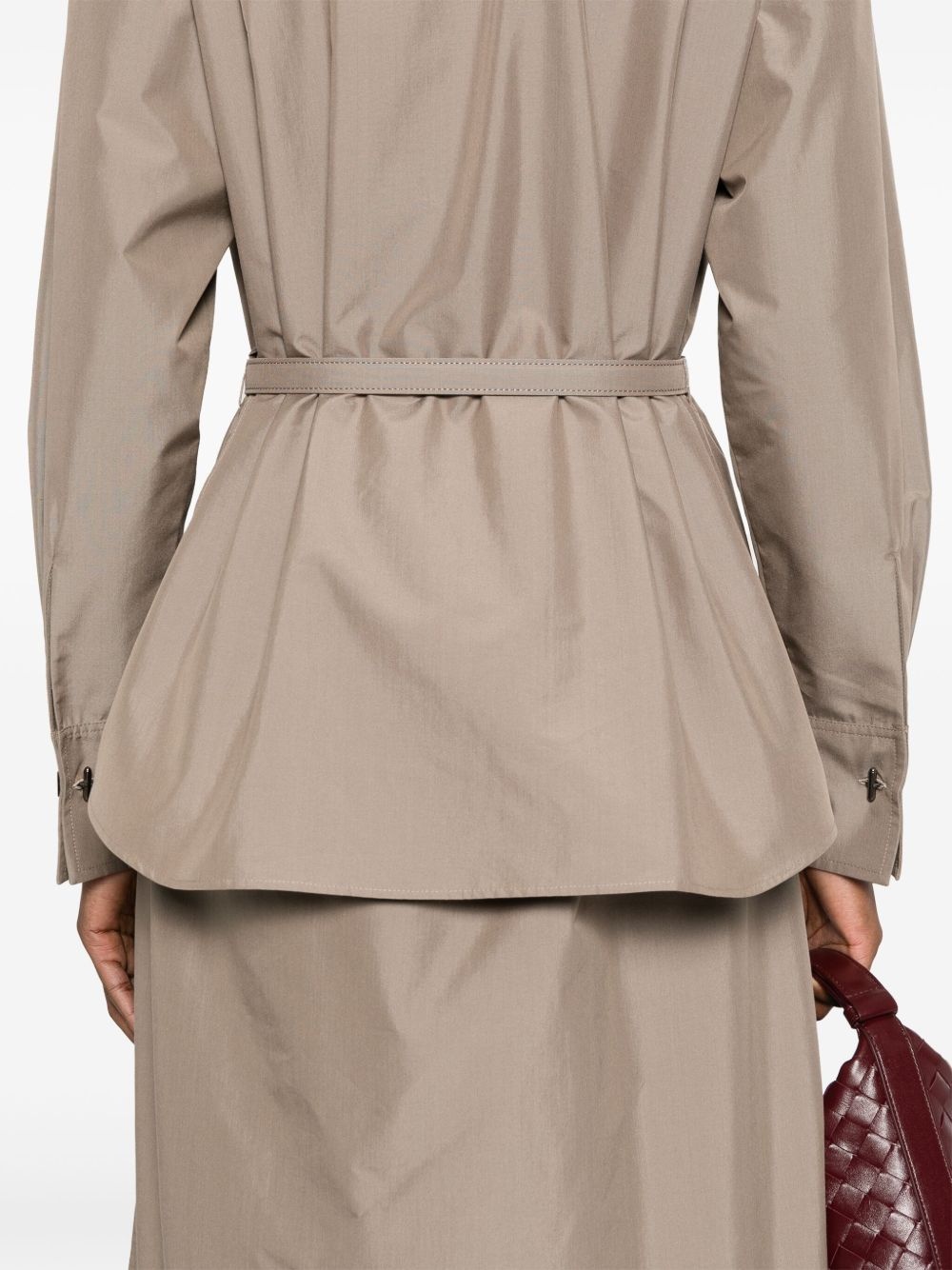 poplin shirt dress - 5