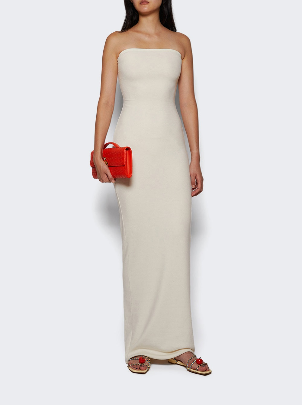 Tube Maxi Dress Cream - 2