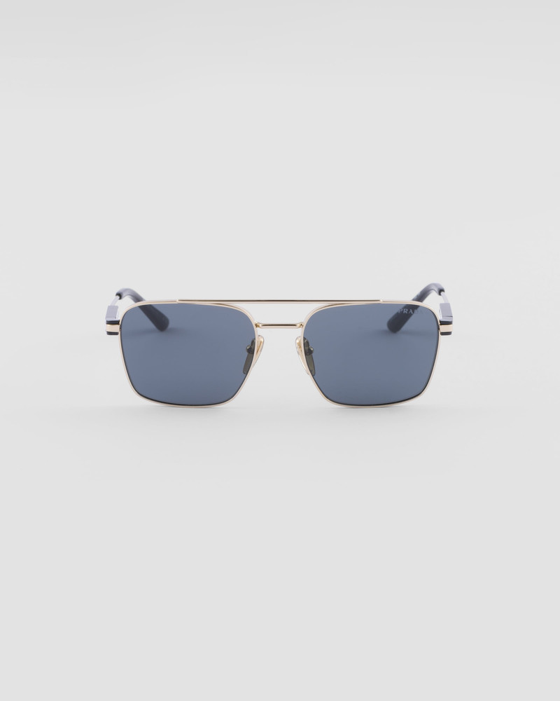 Prada Sunglasses with iconic metal plaque