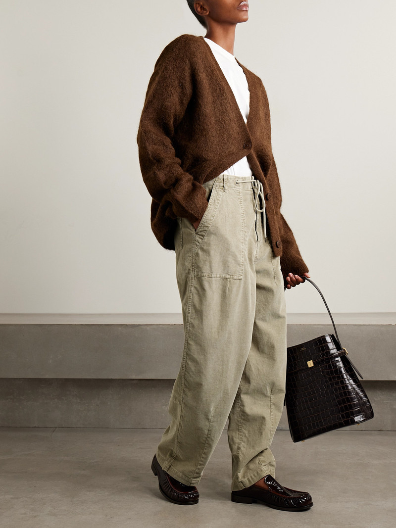 JAMES PERSE Cotton-blend Corduroy Barrel-leg Pants outlook