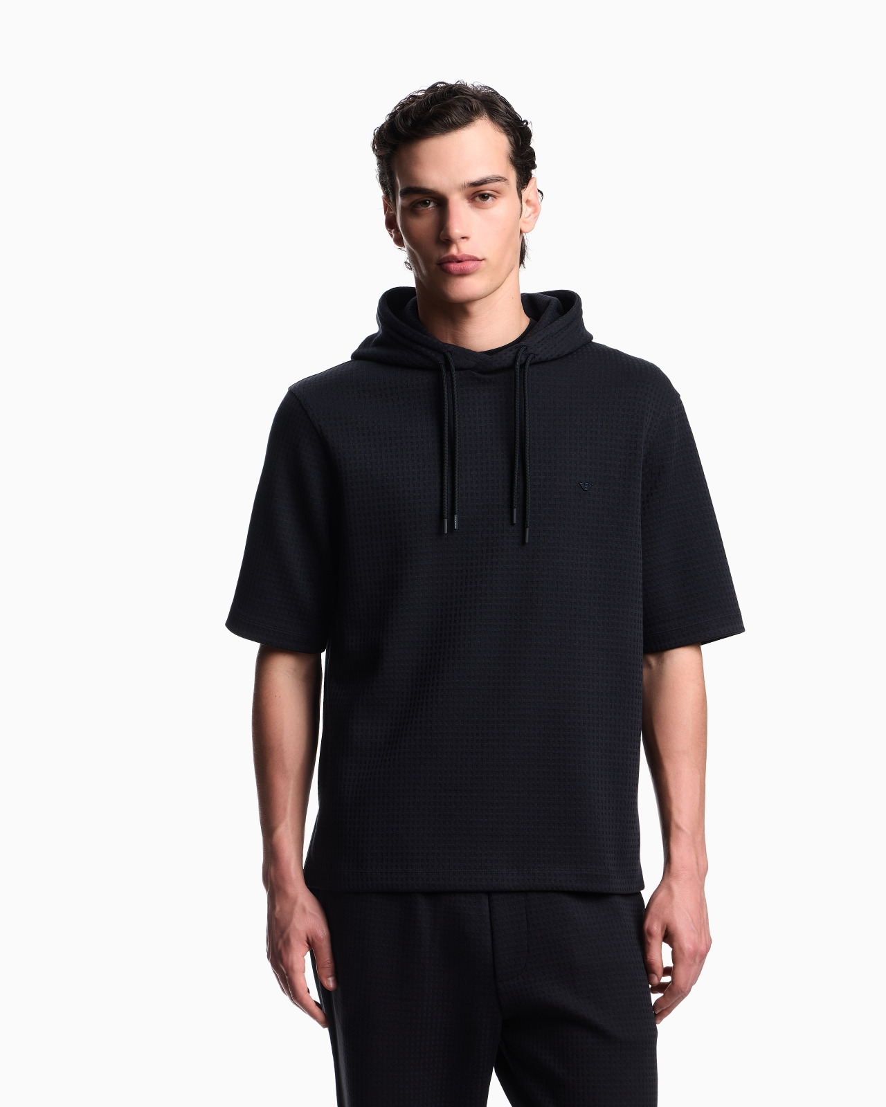 ASV LYOCELL-BLEND JACQUARD JERSEY HOODED SWEATSHIRT - 4