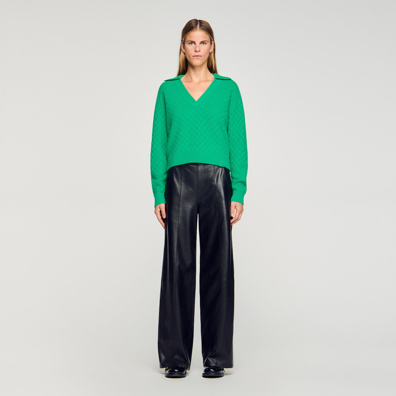 Sandro POLO-NECK SWEATER outlook