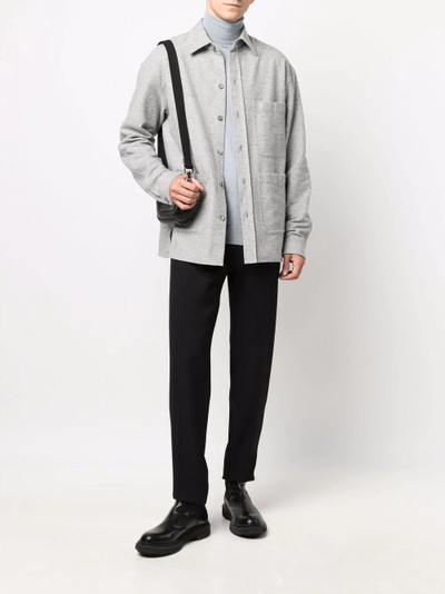 Z Zegna textured buttoned-up shirt outlook