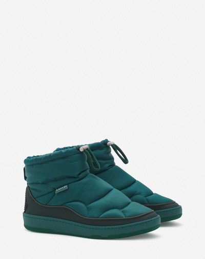 Lanvin CURB SNOW NYLON ANKLE BOOTS outlook