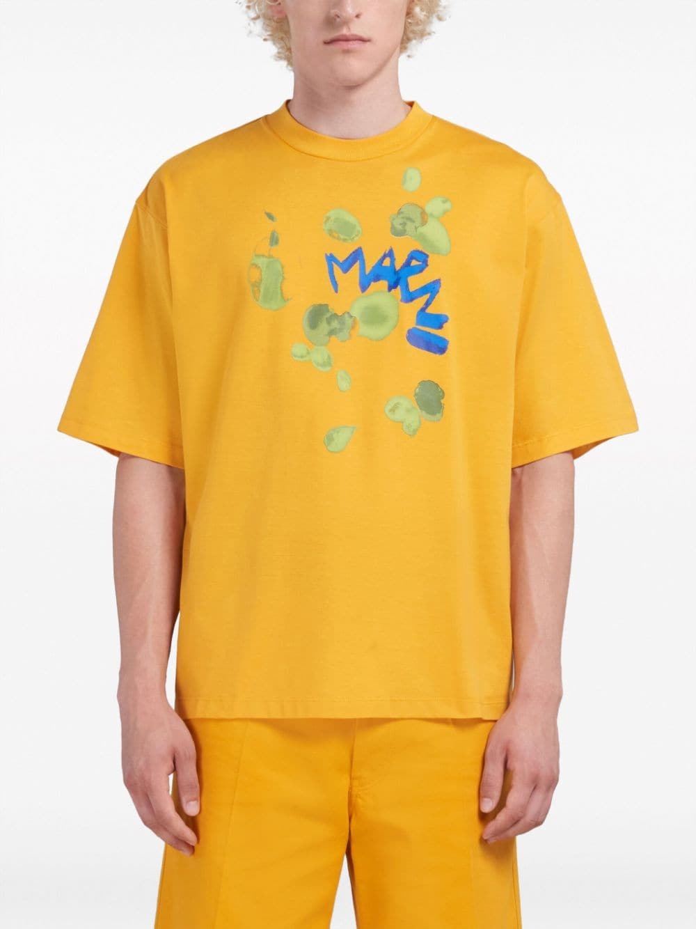 logo-print cotton T-shirt - 3