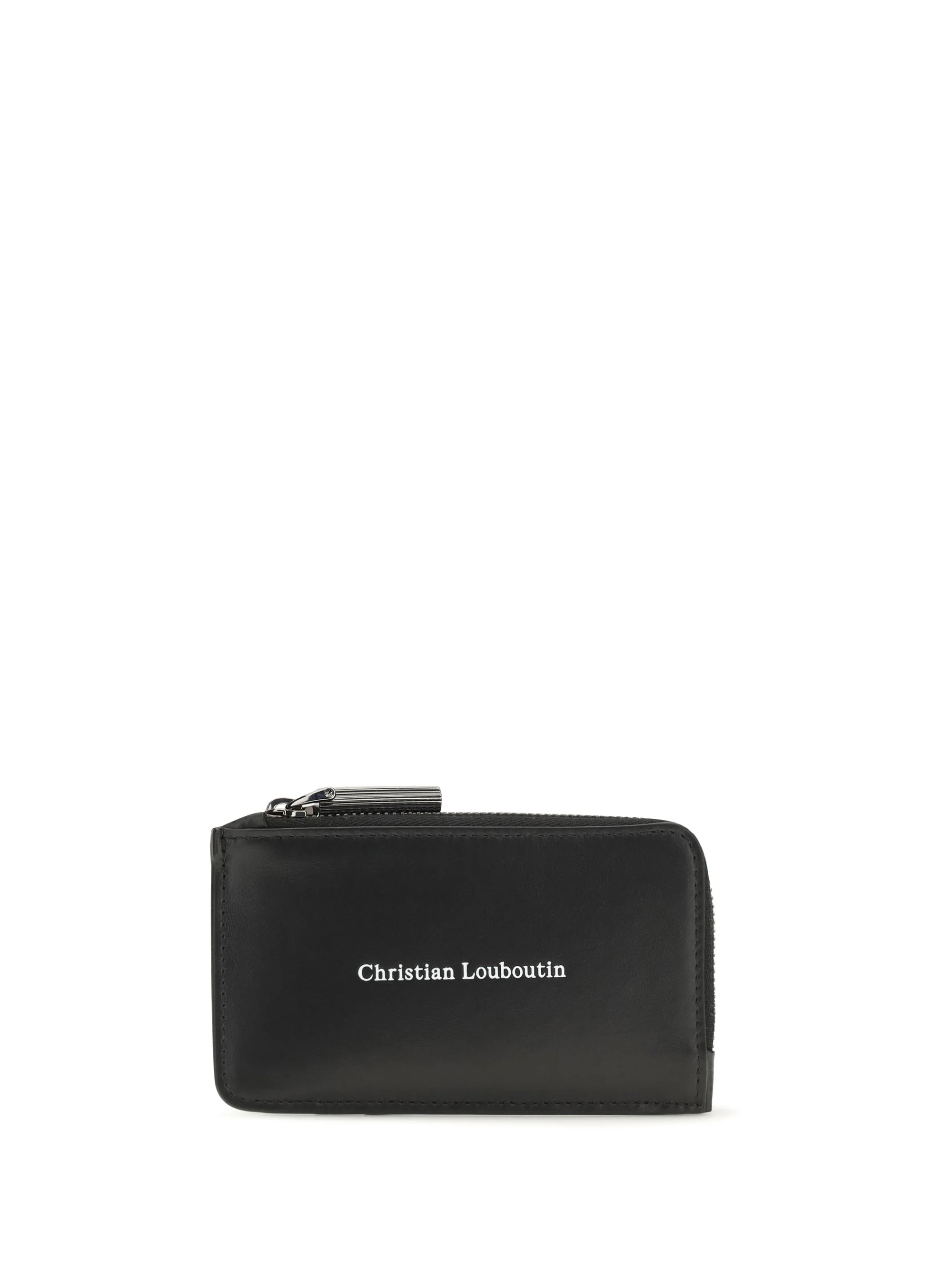 Christian Louboutin Canopy Zipped Card Holder Black - 1