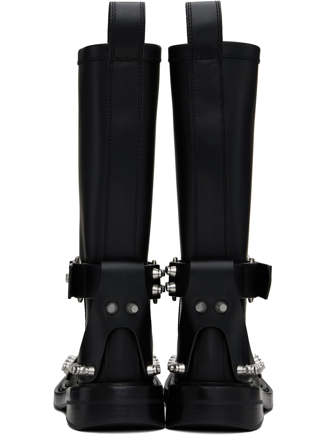 Black Dixon Buckle Boots - 2