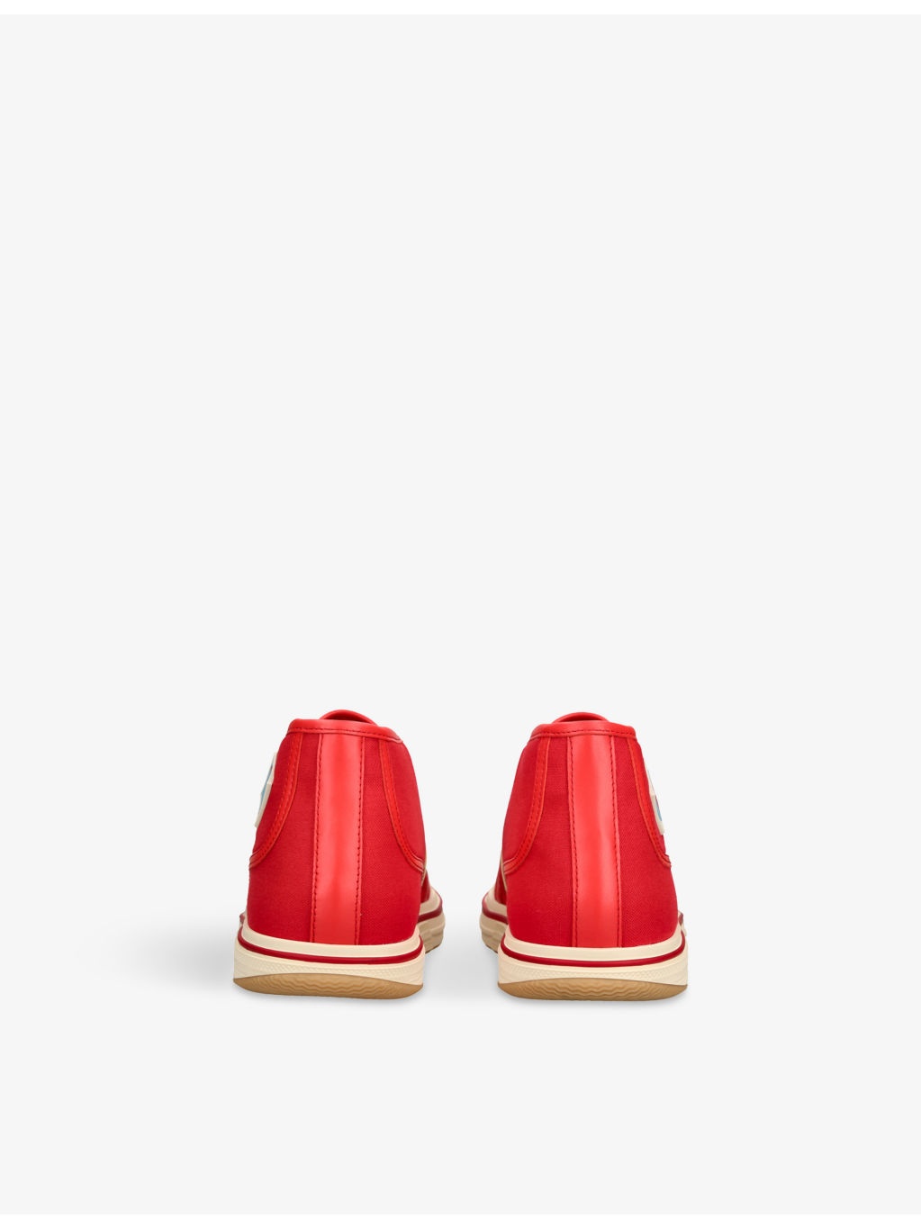 Eliot Canvas and Leather Mid-Top Trainers - 4