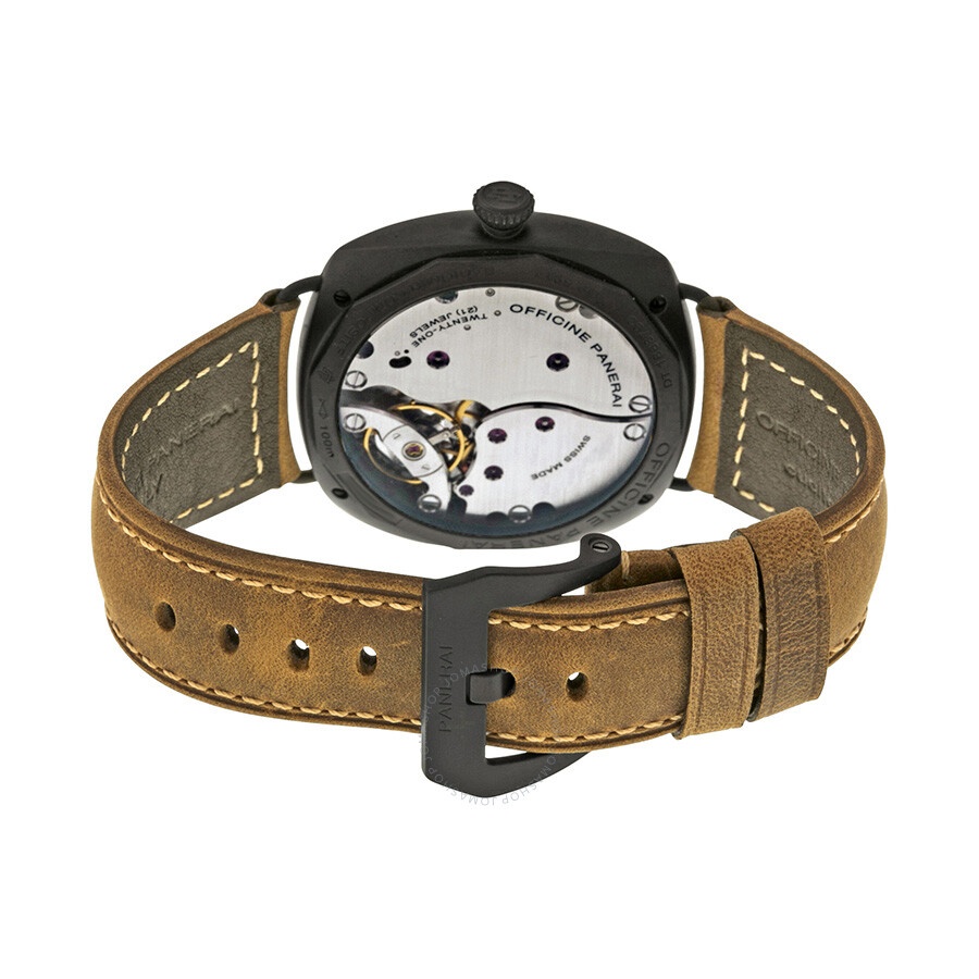 Pre-owned Panerai Radiomir Composite 3 Days Brown Dial Men's Watch PAM00504 - 3