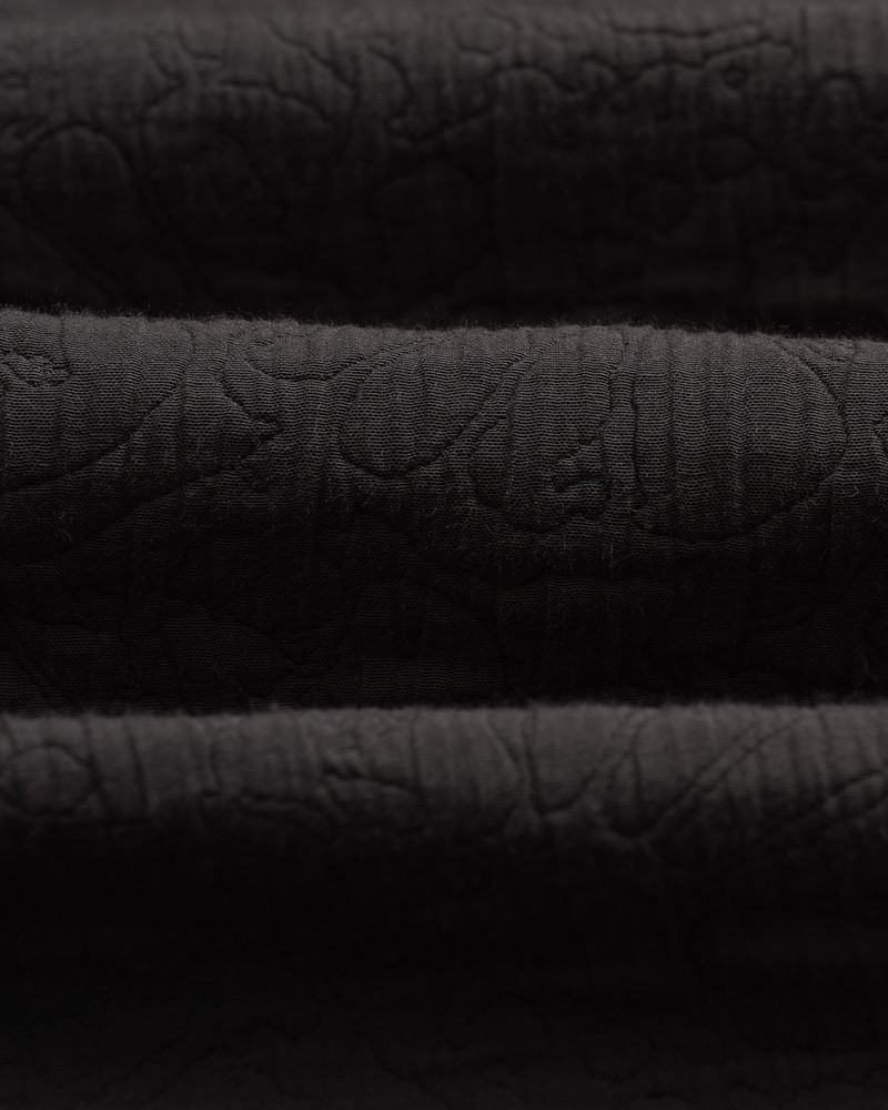 Rockley - Black Floral Quilted Cotton Overshirt 9