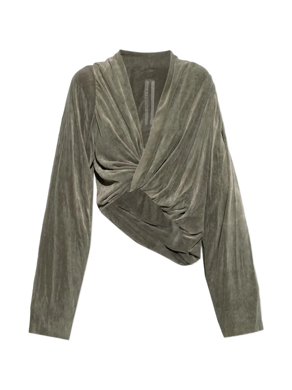 knot-detail long-sleeve top - 1