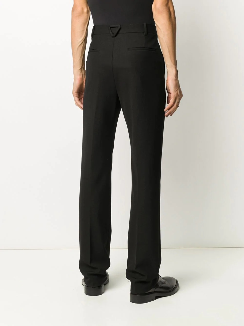 straight-leg tailored trousers - 4