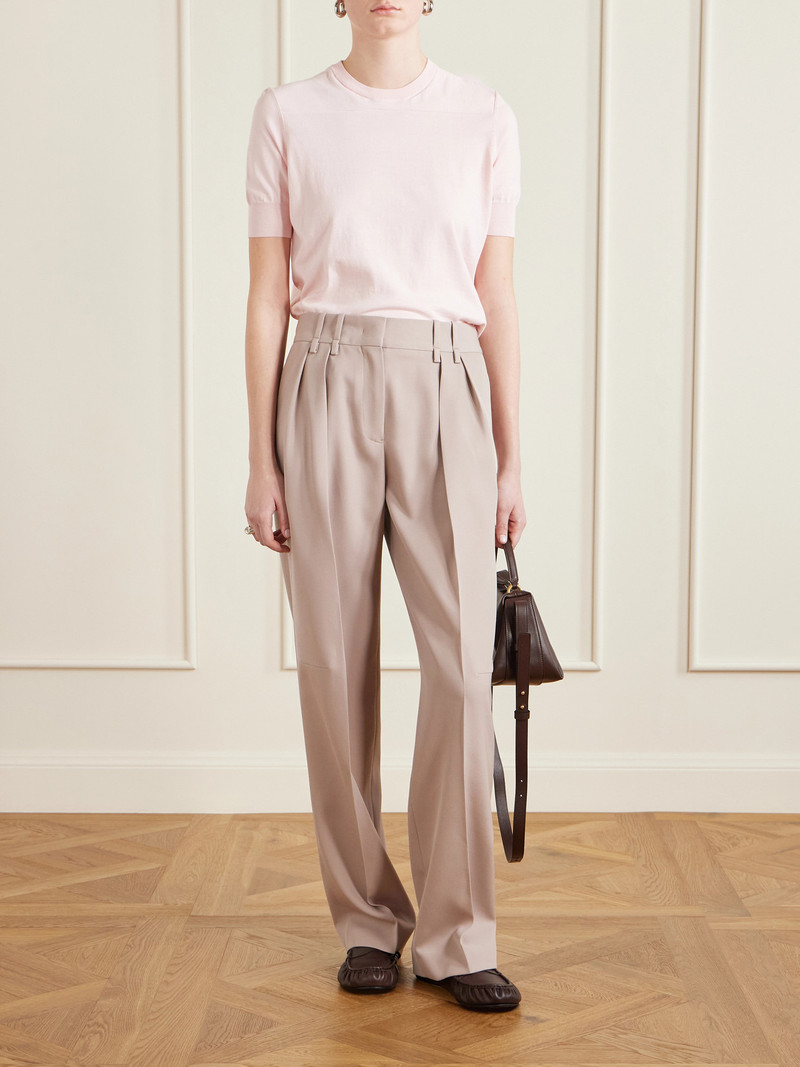 Jil Sander Pleated Wool-twill Straight-leg Pants outlook