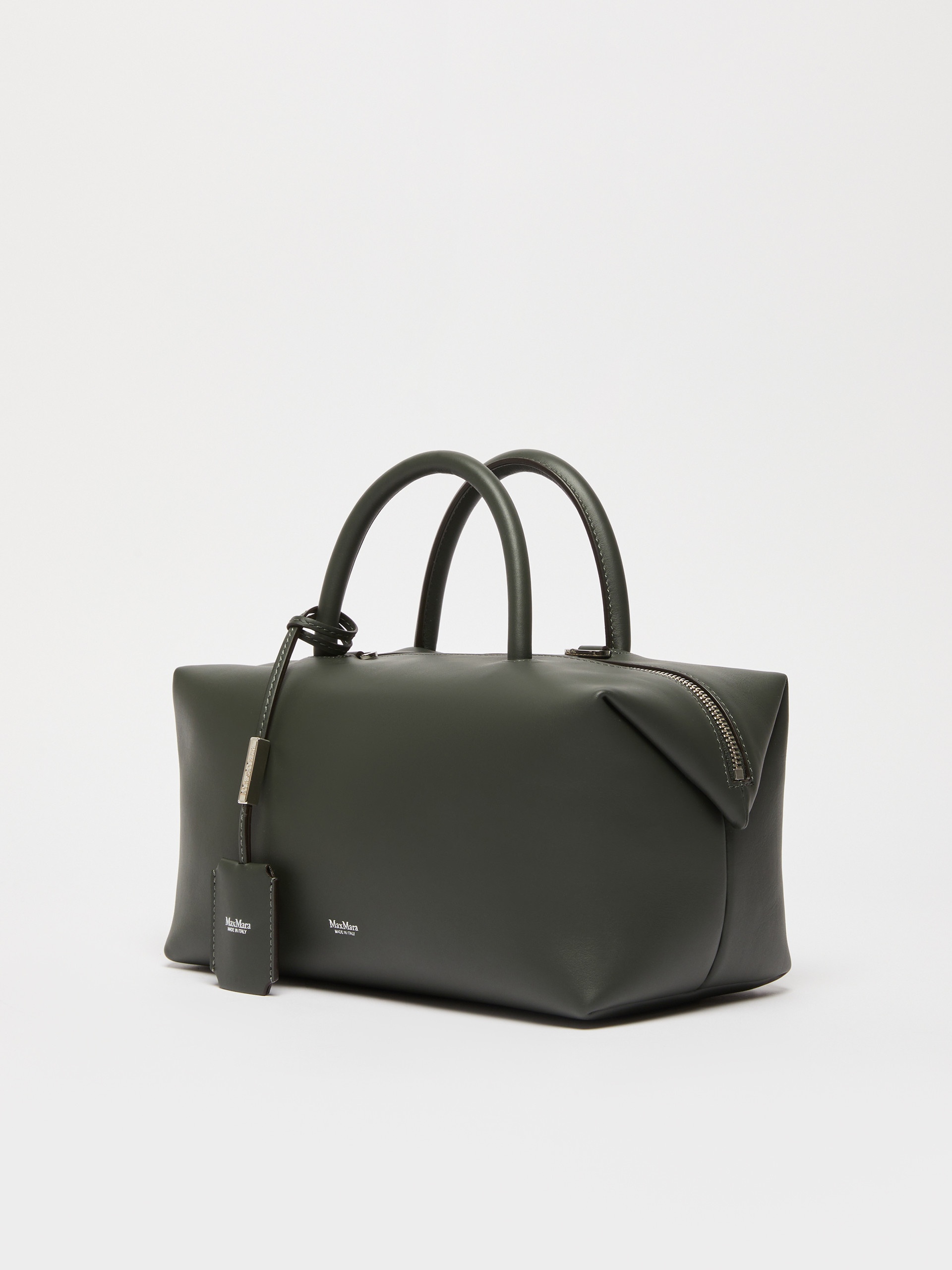 HOLDALLM Medium shiny leather satchel bag - 2