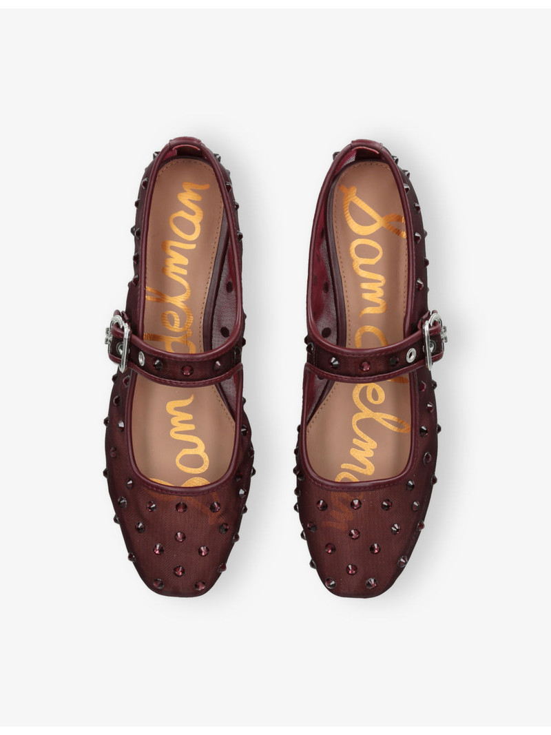 Michaela Shine Mesh Mary-Jane Flats 2