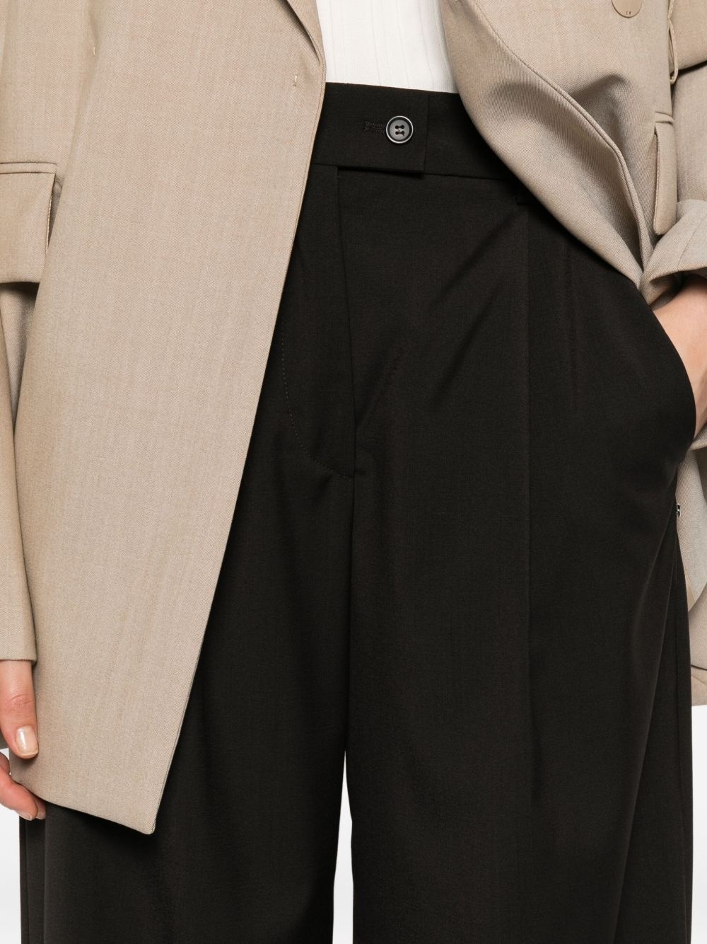 pleated tailored trousers - 5