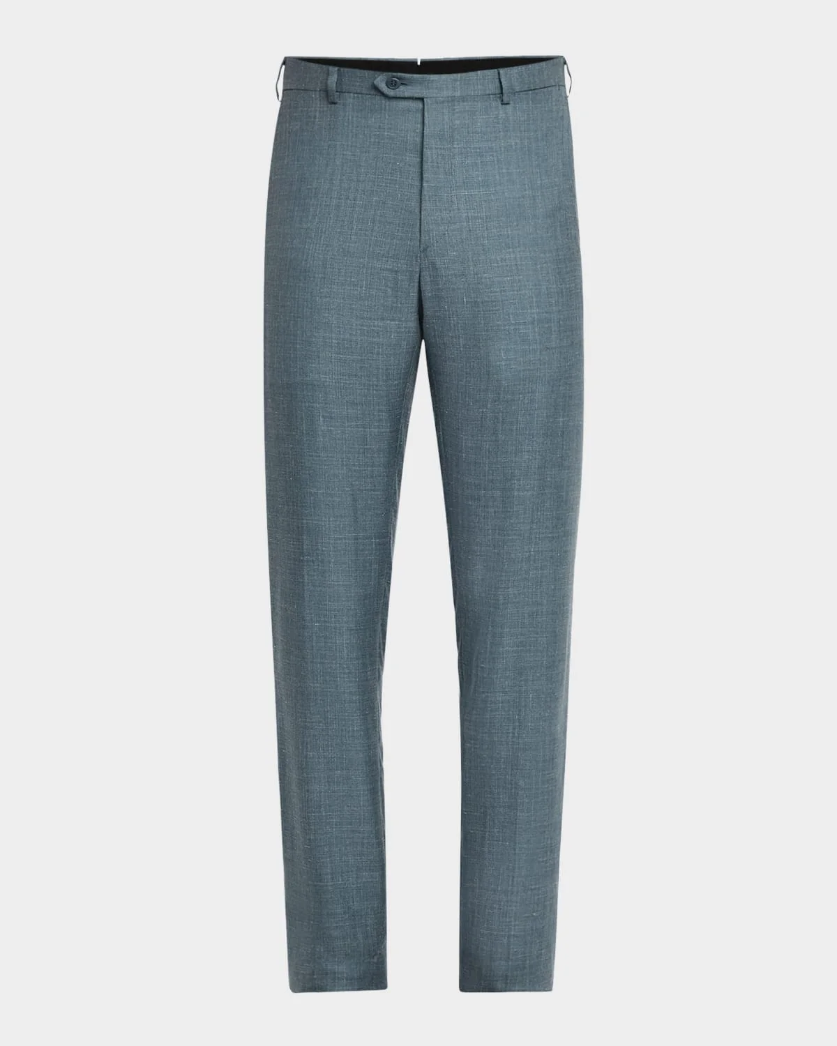 Men's Tigullio Flat-Front Twill Trousers - 1