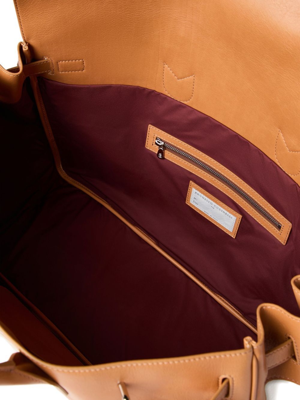 leather-trimmed canvas holdall - 5