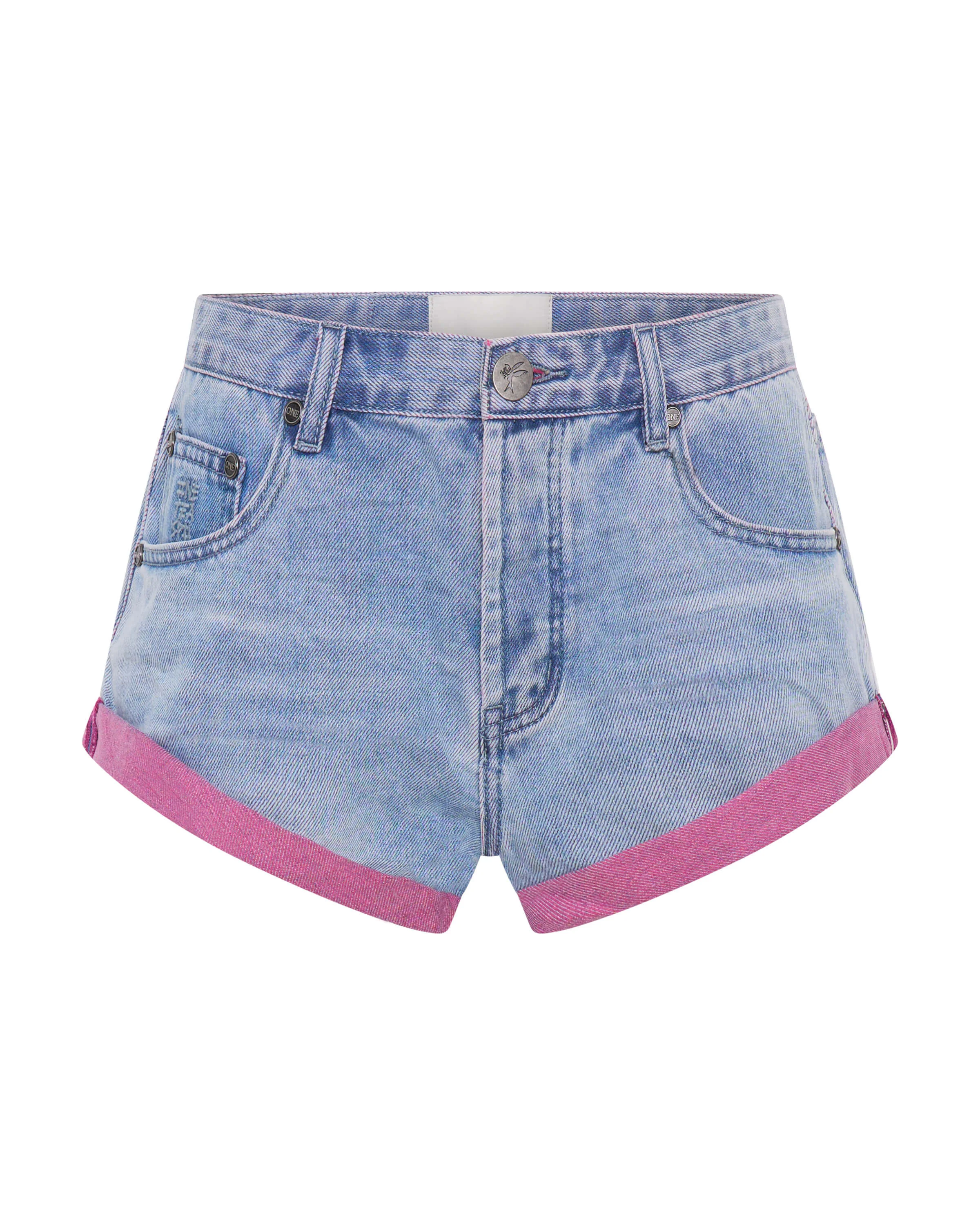 Bandits Low Waist Denim Shorts - Cheeky Blue - 1