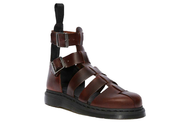 Dr. Martens Dr. Martens Geraldo Leather Brown Sandals 20769211 outlook