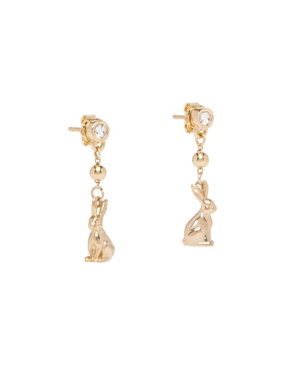 Prada Fine Jewellery gold and diamond earrings - 1