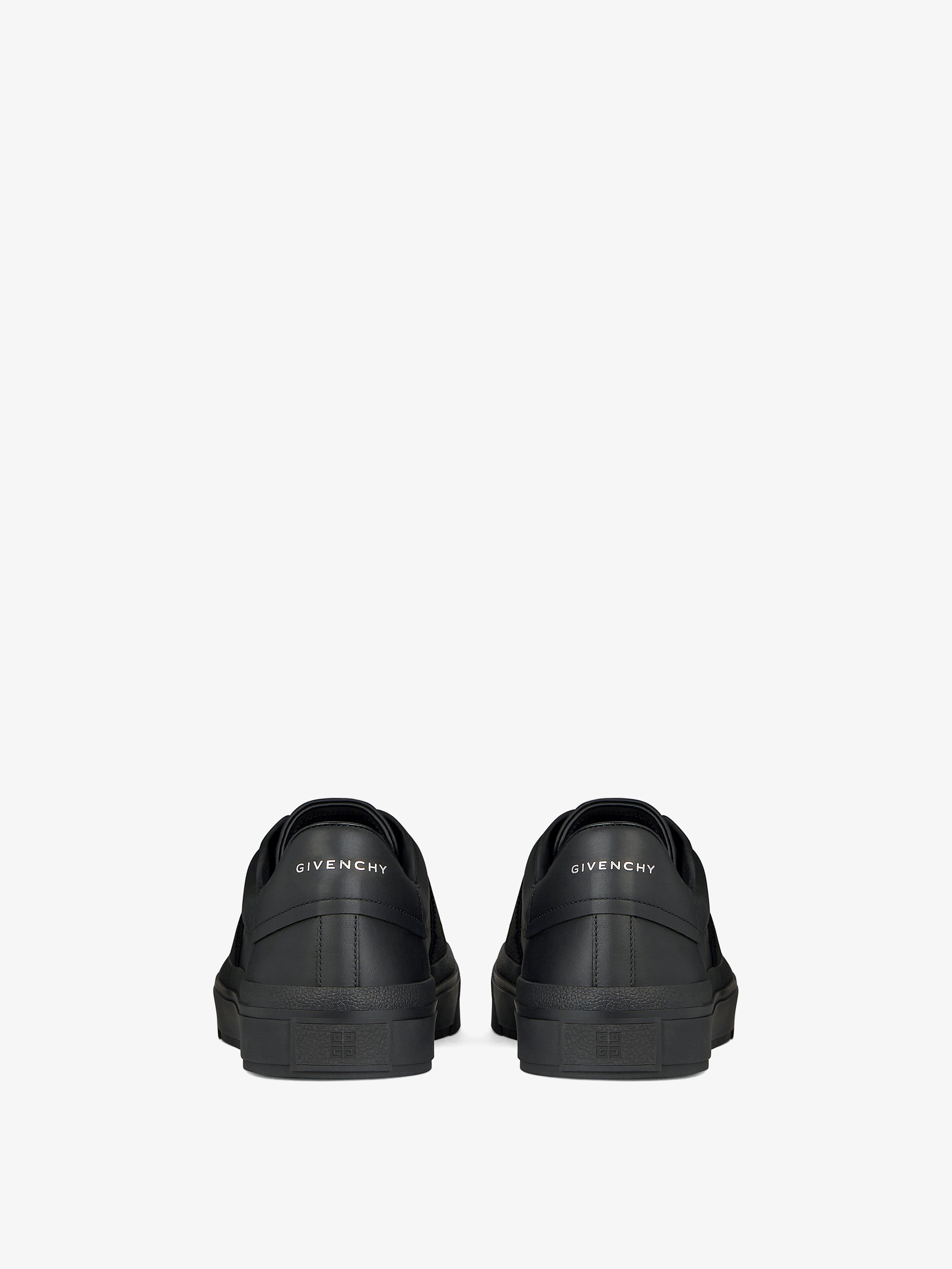 SNEAKERS CITY SPORT IN LEATHER WITH GIVENCHY WEBBING - 7