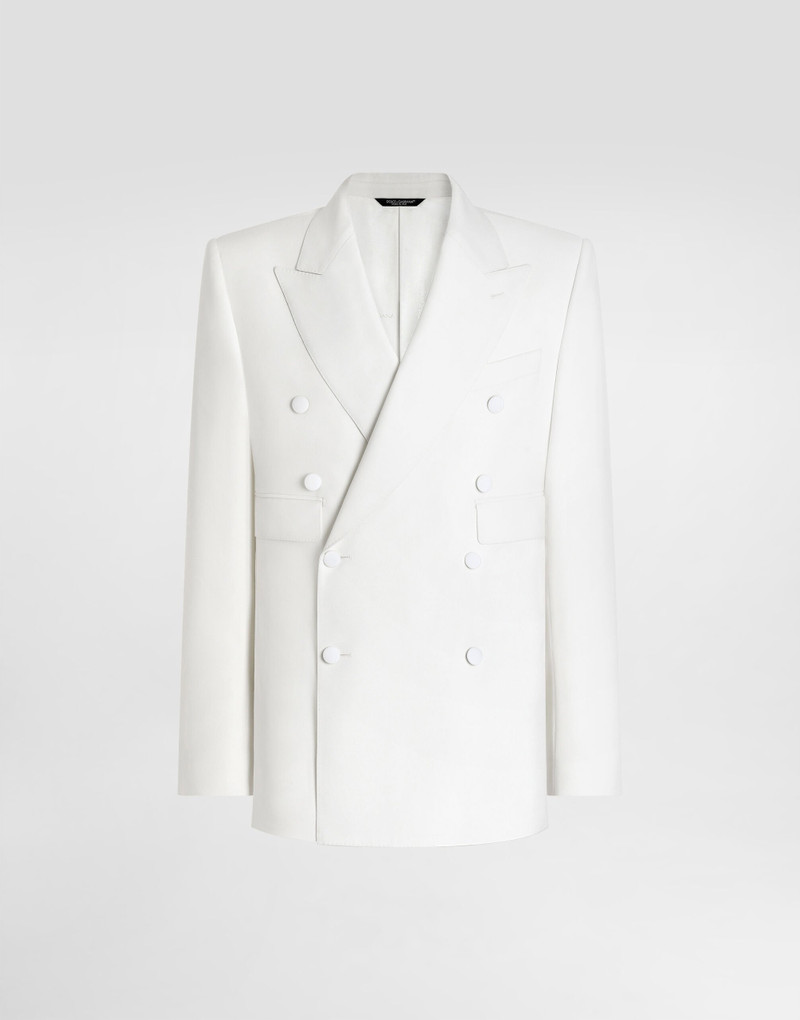 Double-breasted sicilia virgin wool jacket 1