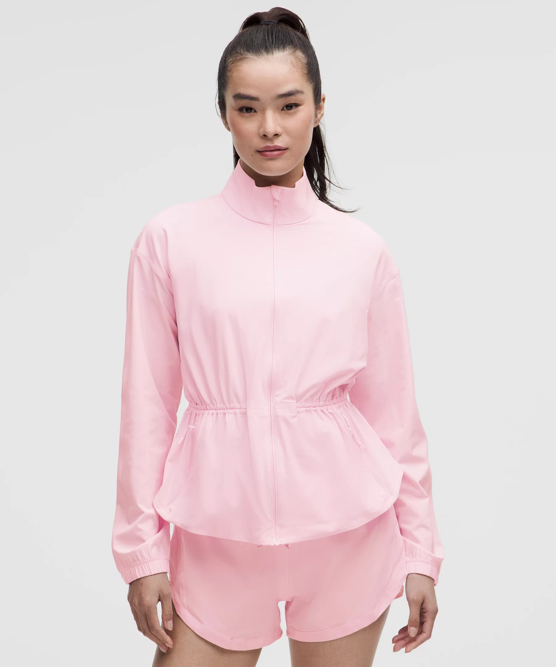 UV-Protective Cinch-Waist Running Jacket - 1