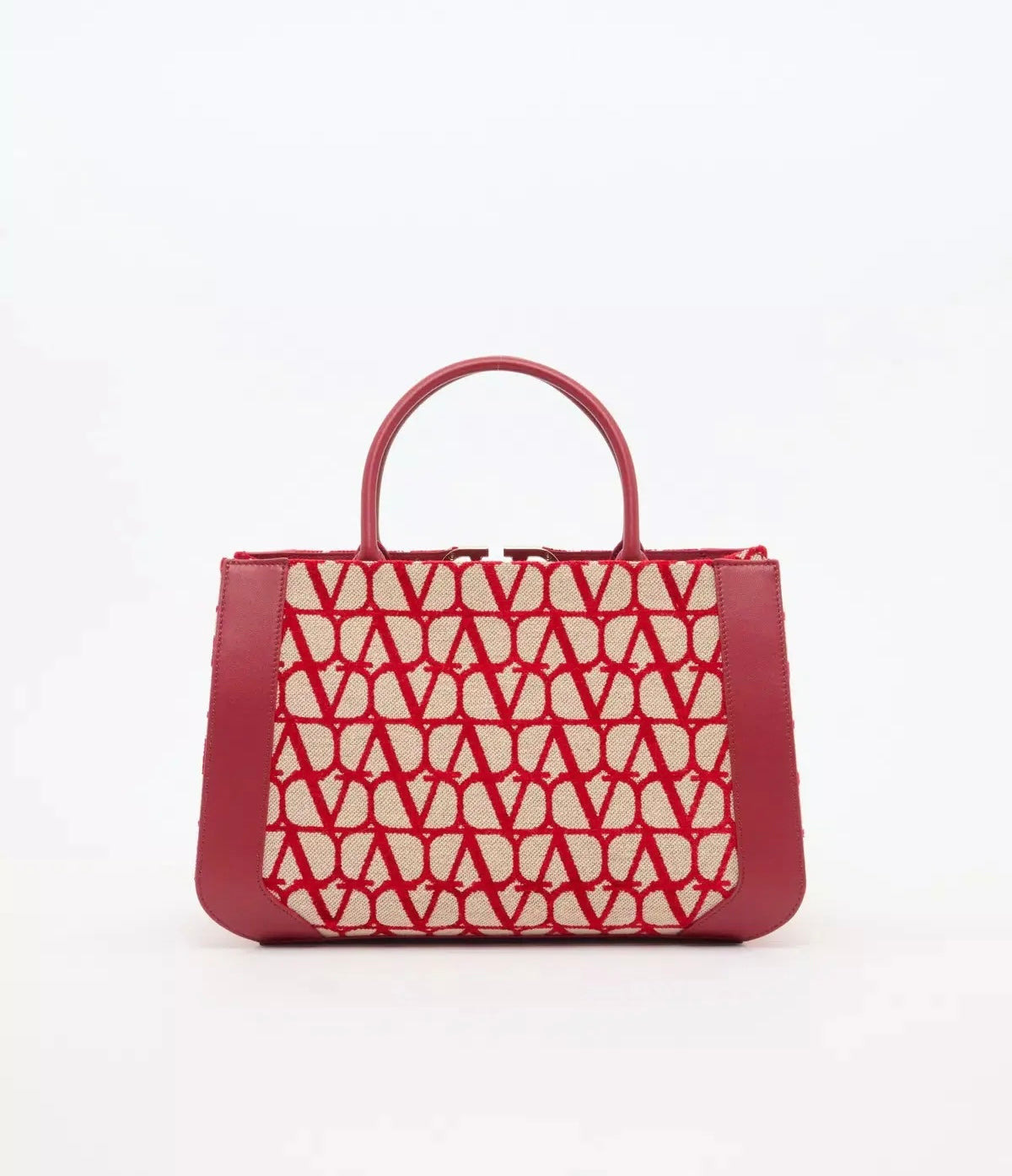 Valentino Medium Vlogo Signature Toile Iconographe Handbag - 4