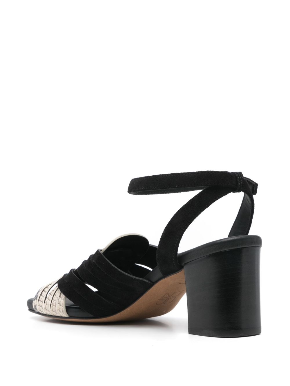 75mm snake-print sandals - 3
