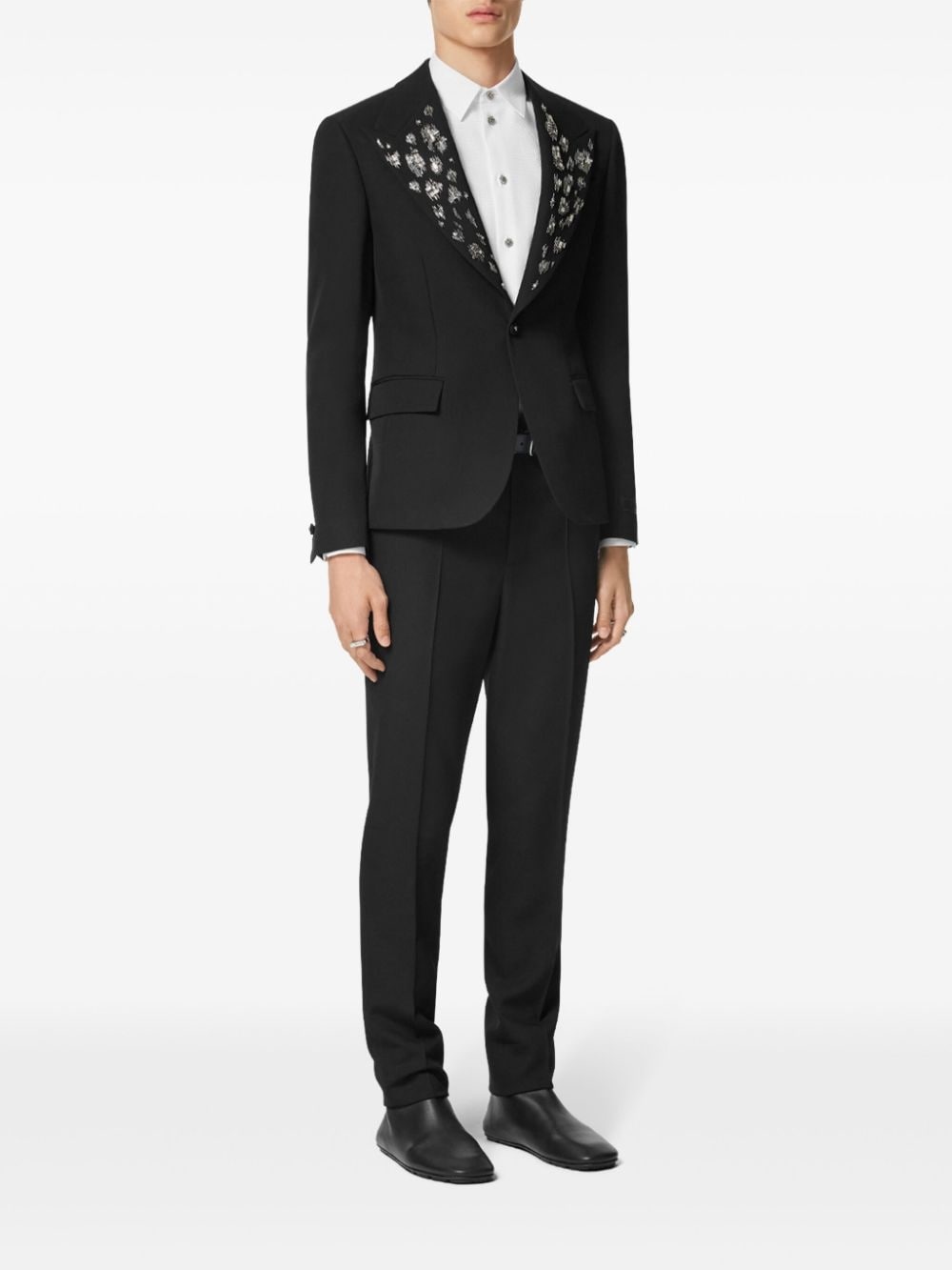 crystal piqué formal shirt - 2