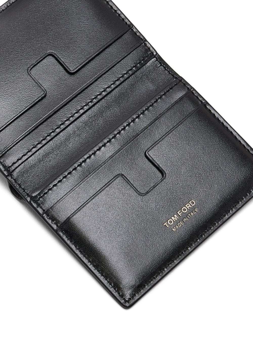 bi-fold leather cardholder - 4