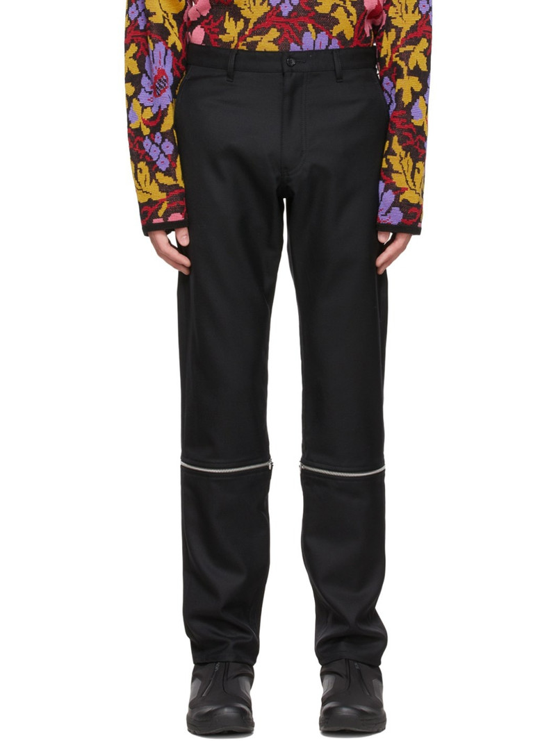 Black Wool Trousers 1